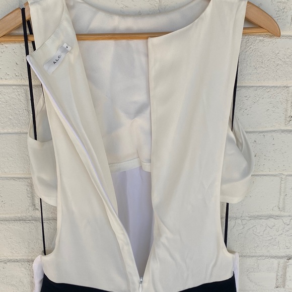 A.L.C. Landon Black and White Tiered Jumpsuit 8 - Picture 7 of 12